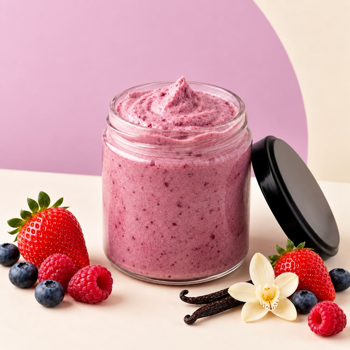Triple Berry Vanilla Whipped Honey