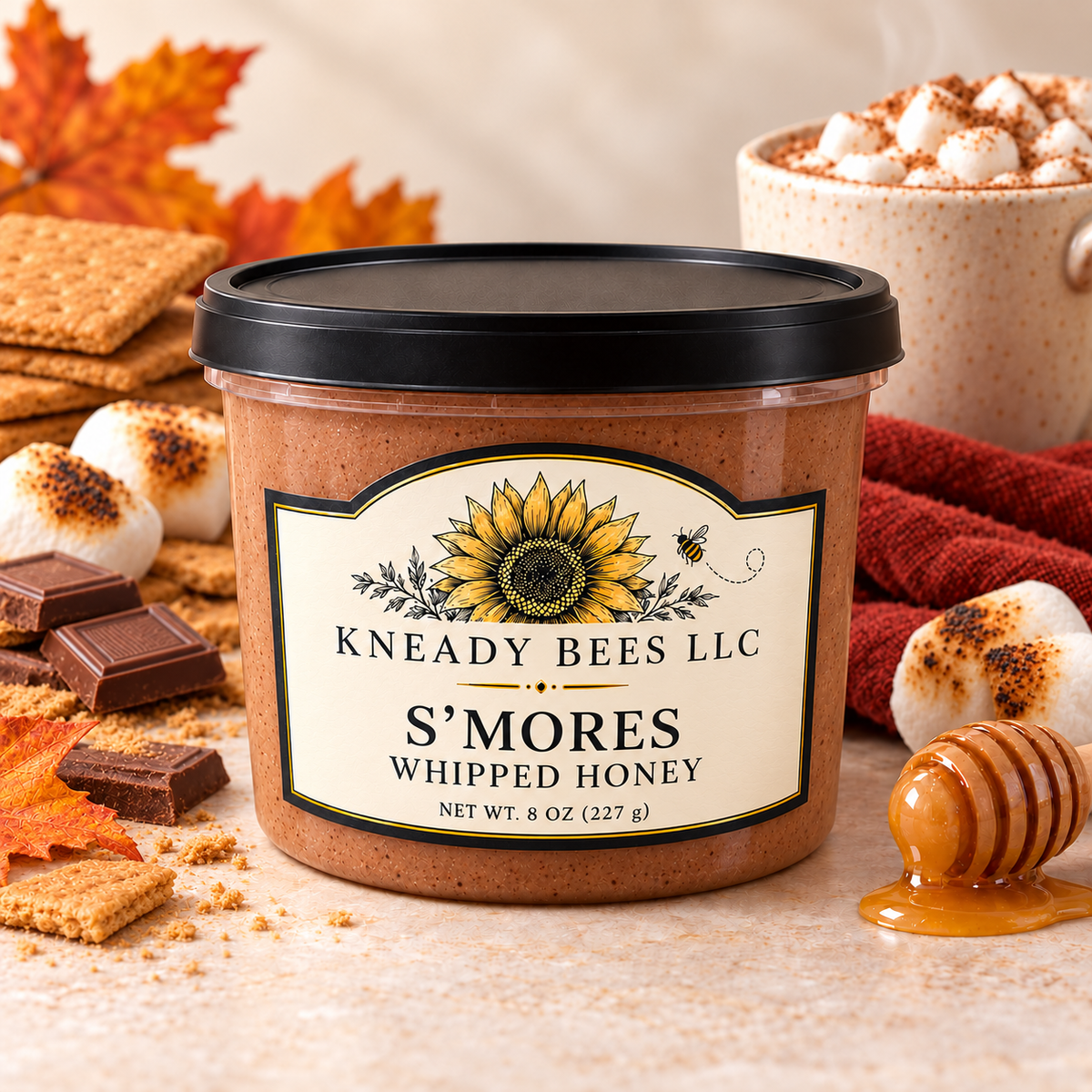 S’mores Whipped Honey