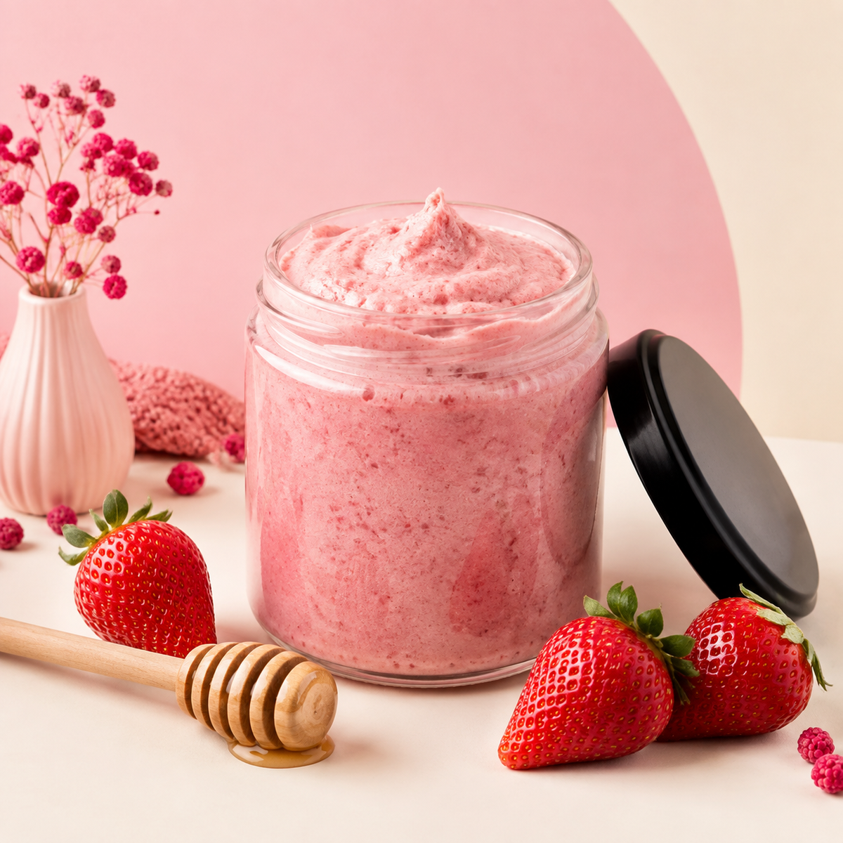 Strawberry Whipped Honey